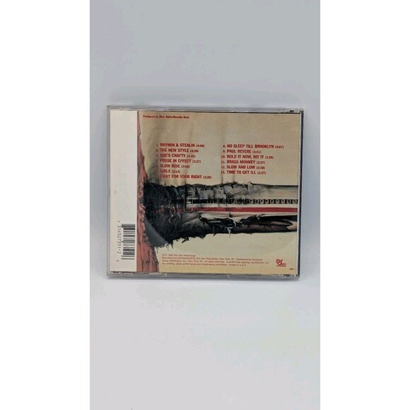 Beastie Boys Licensed to Ill CD 1986 Def Jam Original Case Insert - Picture 3 of 4